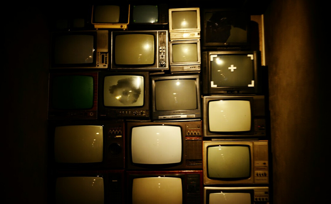 vintage television set